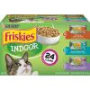 Purina Friskies indoor Wet Cat Food Variety Pack, 5.5 oz Cans (24 Pack)